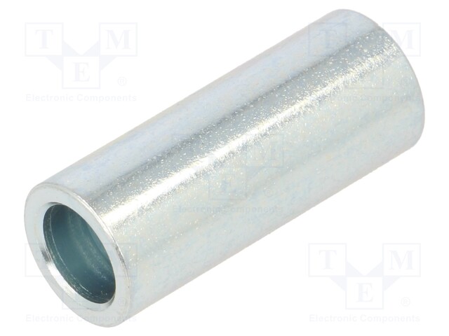 Spacer sleeve; 8.2mm; cylindrical; steel; zinc; Out.diam: 30mm