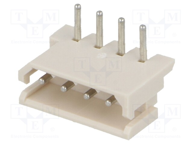 Socket; wire-board; male; SPOX; 2.5mm; PIN: 4; THT; 3A; tinned; 250V