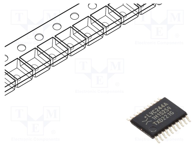 IC: digital; 8bit,buffer,line driver; CMOS; SMD; TSSOP20; LVC