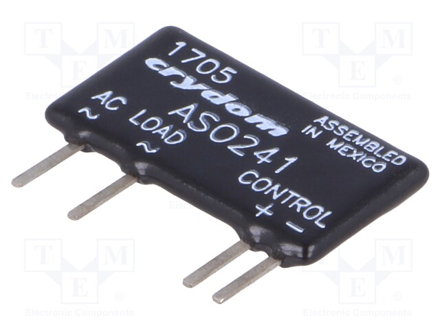 Relay: solid state; Ucntrl: 4÷10VDC; 1.5A; 12÷280VAC; Series: ASO