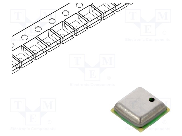 Sensor: pressure; Range: 300÷1200 mbar; absolute; Output conf: I2C