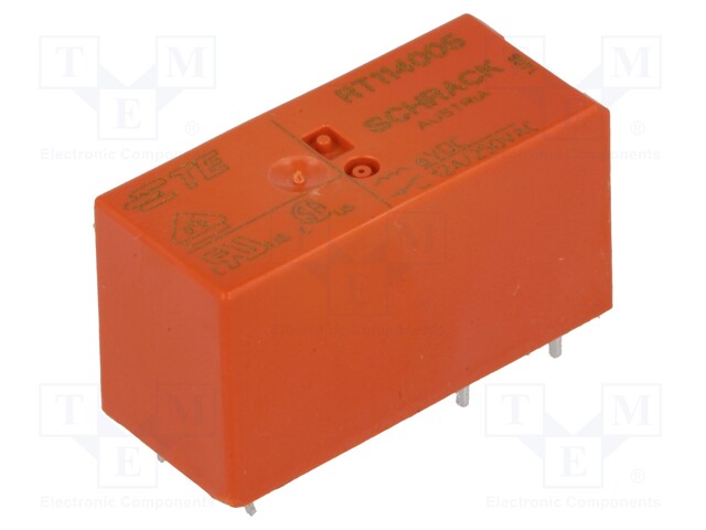 Relay: electromagnetic; SPDT; Ucoil: 6VDC; 12A/250VAC; 12A/24VDC