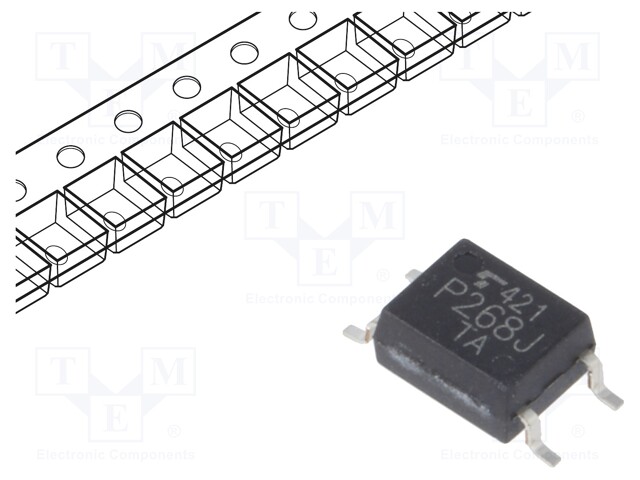 Optotriac; 3.75kV; Uout: 600V; zero voltage crossing driver; SO6