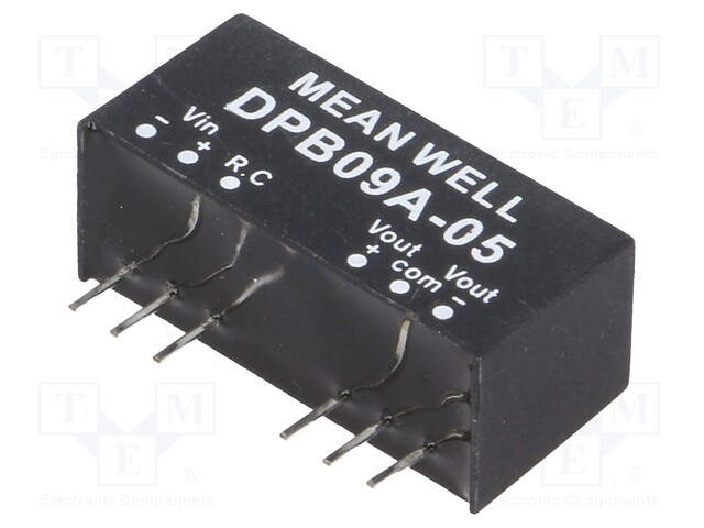 Converter: DC/DC; 9W; Uin: 9÷18V; Uout: 5VDC; Uout2: -5VDC; SIP8; 5g