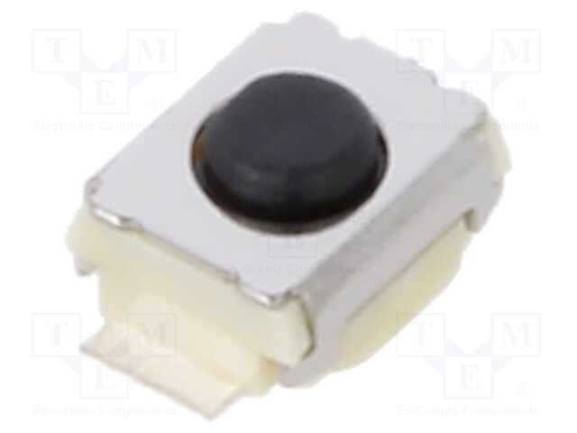 Microswitch TACT; SPST-NO; Pos: 2; 0.05A/24VDC; SMT; none; 0.49N