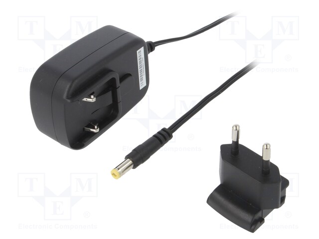 Power supply: switched-mode; 5VDC; 2.1A; Out: 5,5/2,1; 10.5W