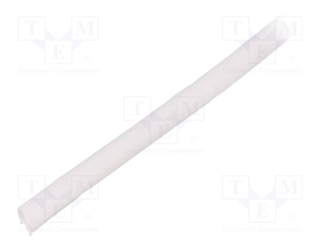 Heat shrink sleeve; glueless; 2: 1; 3.2mm; white; polyolefine