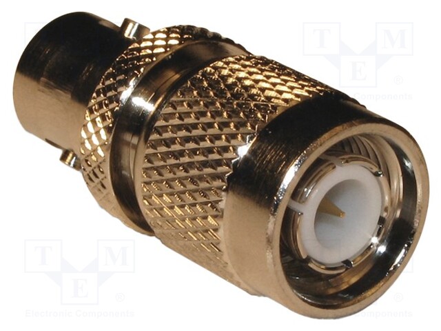 Adapter; BNC socket,TNC male; Insulation: teflon; 50Ω