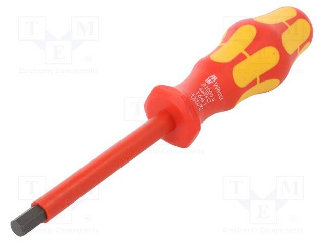 Screwdriver; insulated; Allen hex key; HEX 8mm; 1kVAC