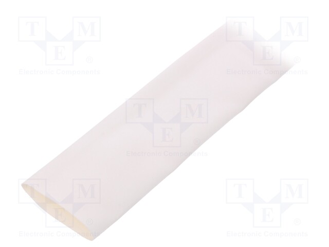 Heat shrink sleeve; thin walled; 3: 1; 24mm; L: 30m; white