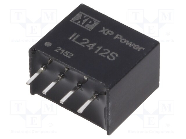 Isolated Board Mount DC/DC Converter, ITE, 1 Output, 2 W, 12 V, 168 mA