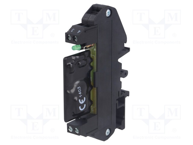 Relay: solid state; Ucntrl: 3÷10VDC; 5A; 1÷60VDC; DIN; 89.6x10x61mm