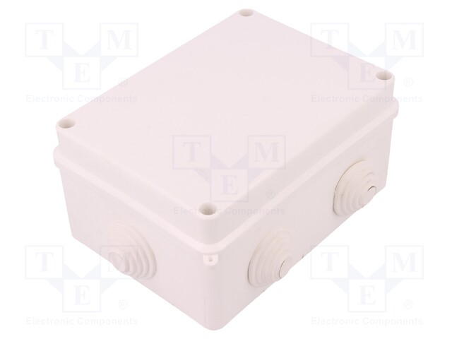 Enclosure: junction box; X: 118mm; Y: 157mm; Z: 94mm; wall mount