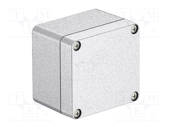 Enclosure: multipurpose; X: 75mm; Y: 80mm; Z: 57mm; Mx; aluminium