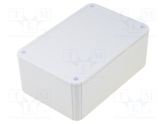 Enclosure: multipurpose; X: 100mm; Y: 150mm; Z: 60mm; ABS; grey; IP54