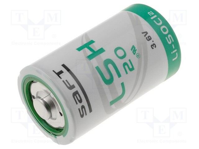 Battery: lithium; 3.6V; D; Ø33.5x61.5mm; 13000mAh