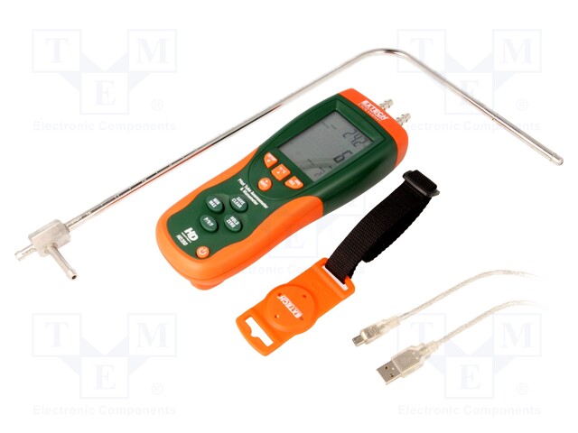 Thermoanemometer; 0÷50°C; Press.meas.range: 0÷50mbar