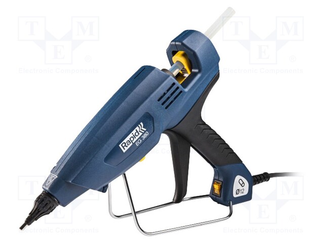 Hot melt glue gun; Ø: 12mm; 230VAC; 400W; 120÷240°C; Plug: EU; 5min