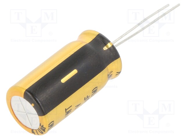 Capacitor: electrolytic; THT; 470uF; 50VDC; Ø12.5x25mm; ±20%; 5000h