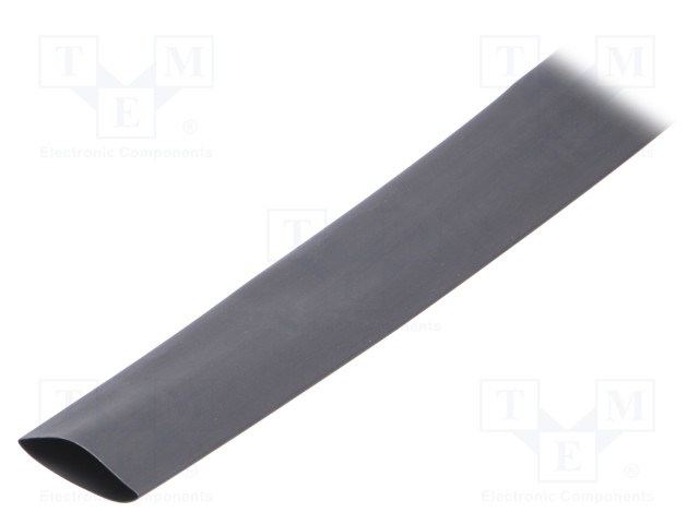 Heat shrink sleeve; thin walled; 3: 1; 24mm; L: 30m; black