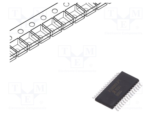 Driver; brush motor controller; 3A; 9.5÷50V; Channels: 1; TSSOP28