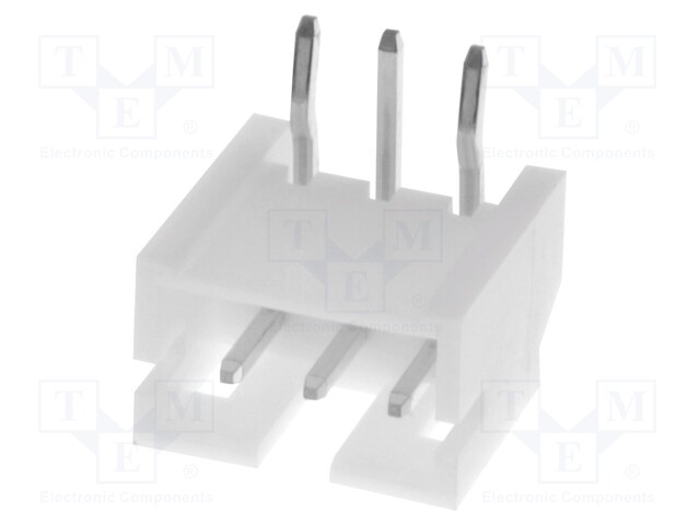 Socket; wire-board; male; PH; 2mm; PIN: 3; THT; 100V; 2A; -25÷85°C