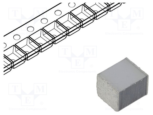 Capacitor: polyethylene; 100nF; SMD; ±10%; 2824; -55÷125°C; 100V/μs