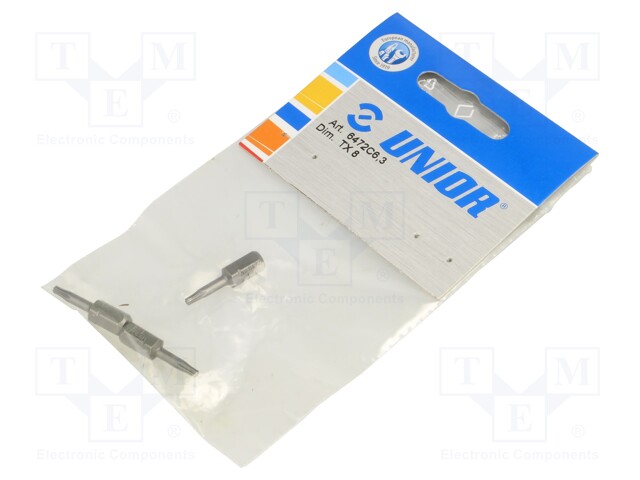 Screwdriver bit; Torx®; TX08; Overall len: 25mm; 3pcs.