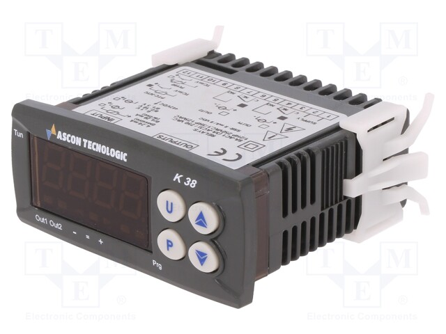 Module: regulator; temperature; SPDT; OUT 2: SPDT; on panel; 24VAC