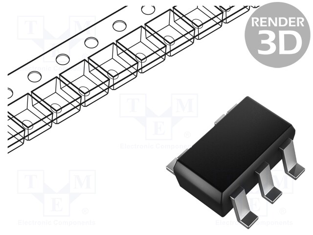 Transistor: NPN; bipolar; RF; 2.8V; 40mA; 136mW; SOT343F