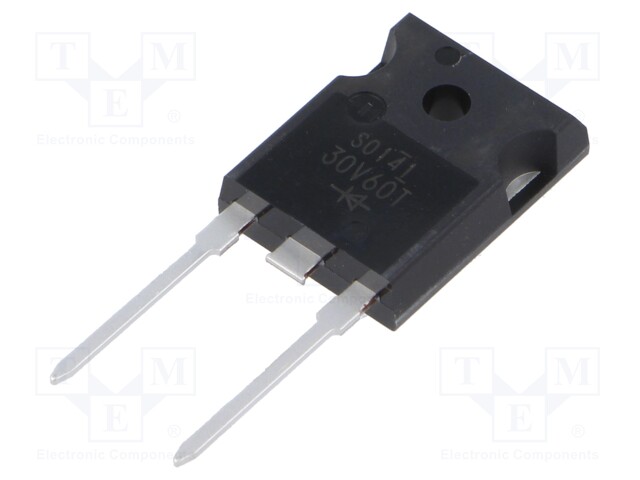 Diode: rectifying; THT; 600V; 30A; Ifsm: 360A; MTO3PT; Ufmax: 1.1V