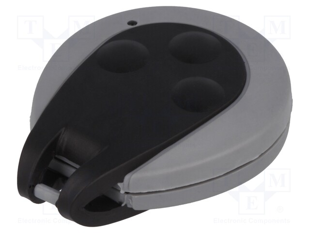 Enclosure: for remote controller; X: 44mm; Y: 56mm; Z: 14mm; grey