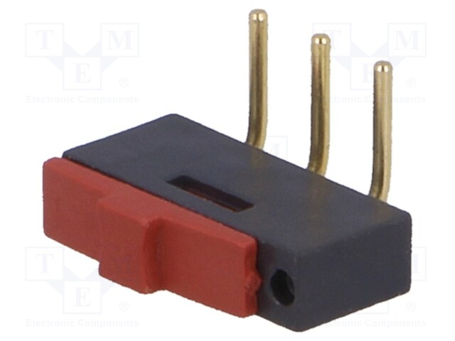 Switch: slide; Pos: 2; 0.3A/24VDC; Mounting: THT; Rinsul min: 10GΩ