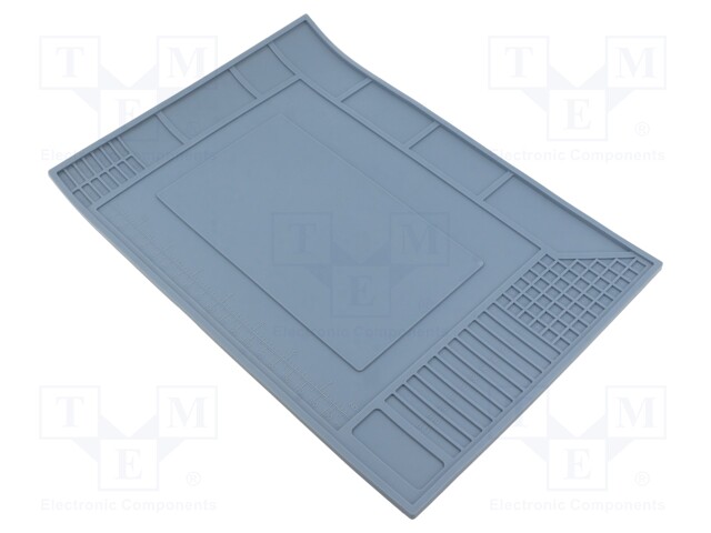 Soldering mat; 297x210mm; silicone; Resistance to: temperature