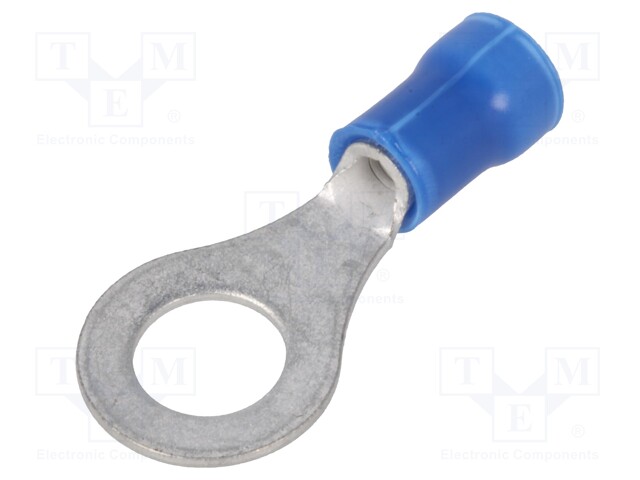 Ring terminal; M6; Ø: 6.4mm; 1.25÷2mm2; crimped; for cable; tinned