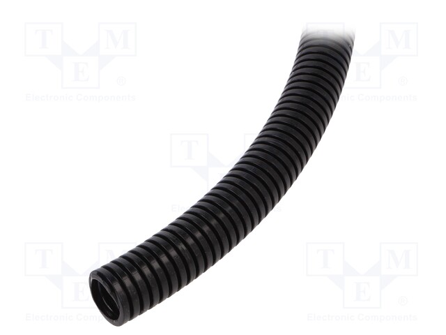 Protective tube; ØBraid : 20mm; black; L: 50m; -5÷60°C; Øint: 14.9mm