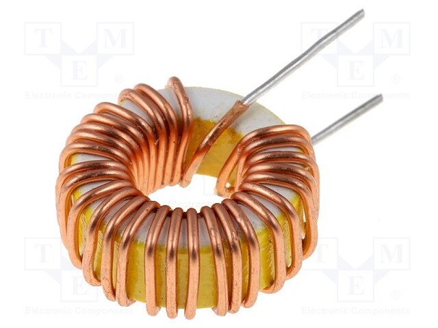 Inductor: wire; THT; 26uH; 2A; 50mΩ