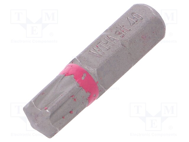 Screwdriver bit; SIT; 40; Overall len: 25mm; Series: STANDARD