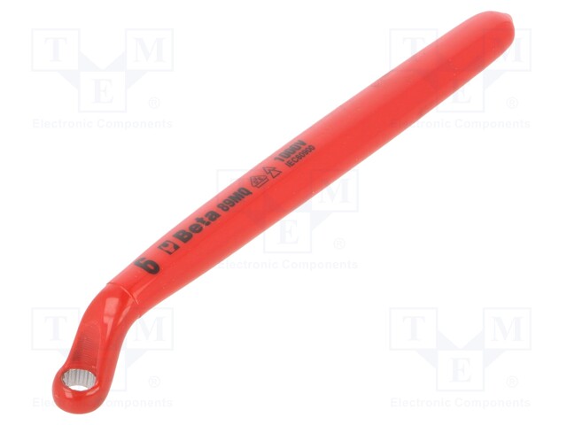 Wrench; insulated,single sided,box; 6mm; EN 60900,VDE