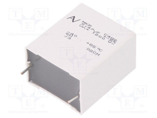 Capacitor: polypropylene; 0.47uF; ESR: 4.8mΩ; C4AS; THT; ±5%; 630VAC