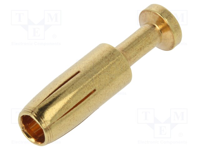 Contact; female; 1.5mm2; 16AWG; gold-plated; crimped; bulk; 40A