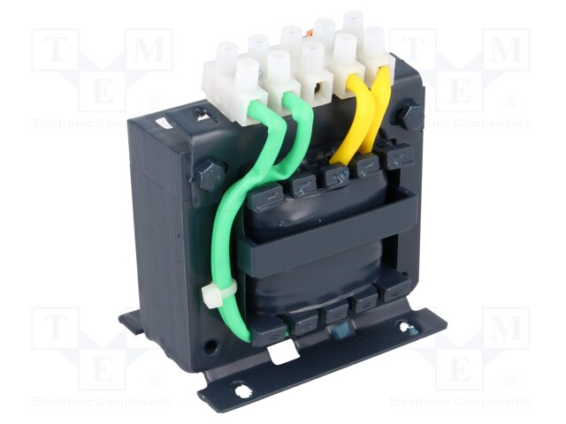 Transformer: mains; 63VA; 230VAC; 110V; Leads: terminal block; IP00