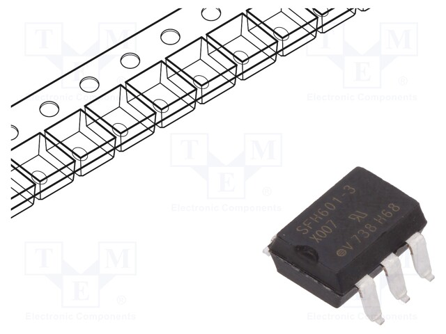 Optocoupler; SMD; Channels: 1; Out: transistor; Uinsul: 5.3kV