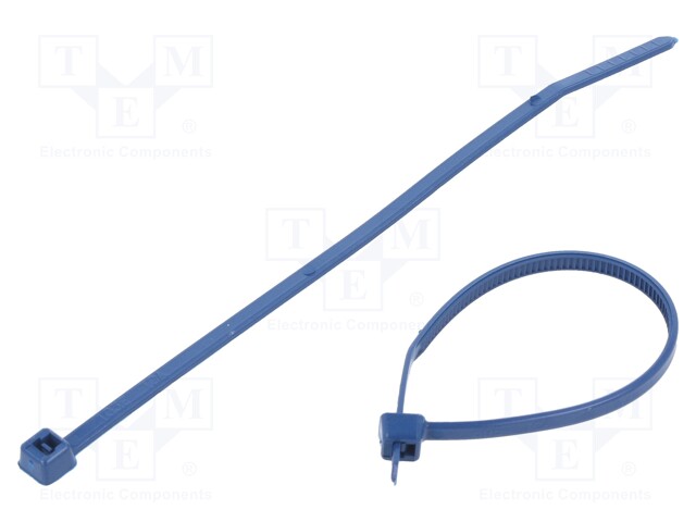 Cable tie; with metal