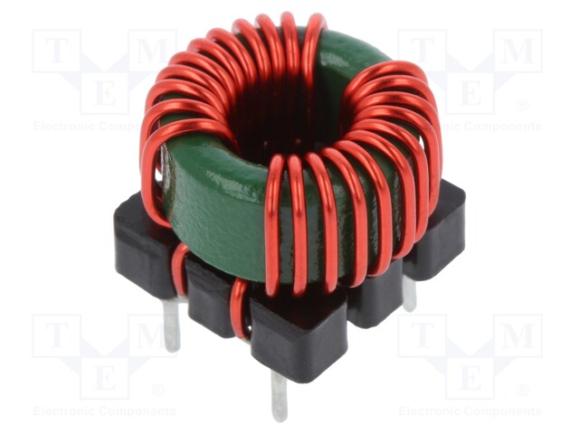 Inductor: wire; THT; 620uH; 25mΩ; -40÷105°C; ±35%; 7.5A; 16x16x15mm