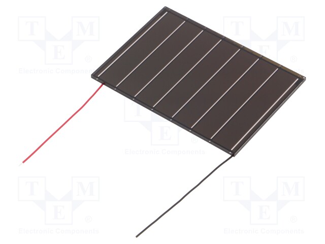 Photovoltaic cell; outdoor; 70x50x1.8mm; 15.5g; 179mW; 45.9mA