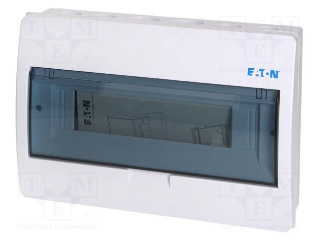 Enclosure: for modular components; IP40; white; No.of mod: 12