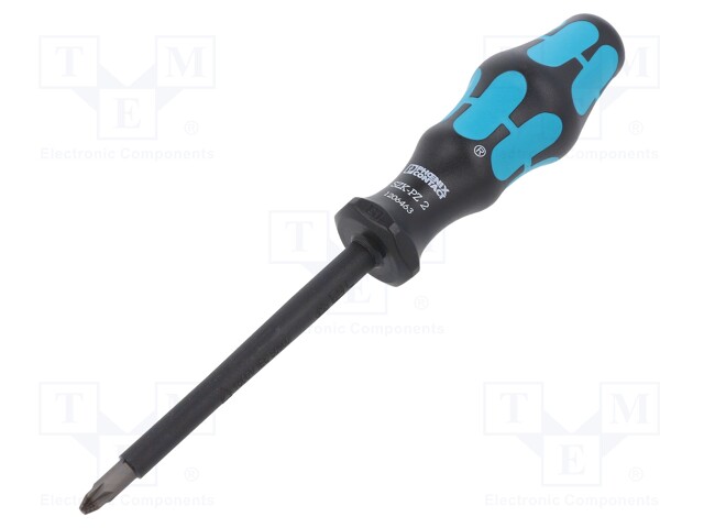 Screwdriver; insulated; Pozidriv®; PZ2; Blade length: 100mm