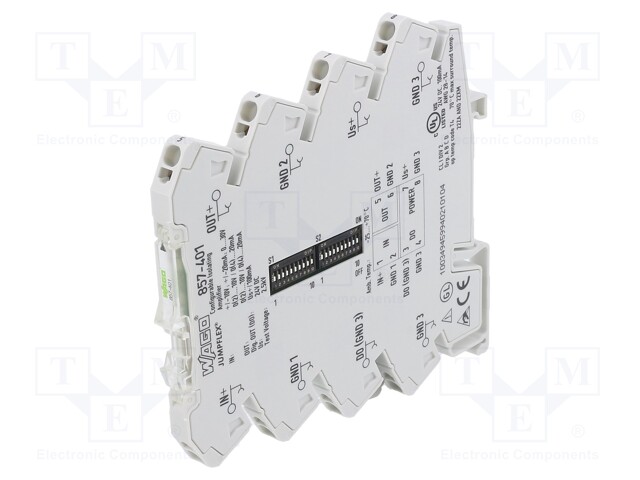 Converter: signal separator/amplifier; DIN; 0÷30V,±10V,±20mA