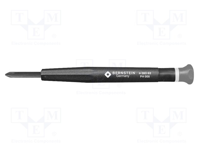 Screwdriver; Phillips; precision; PH000; Blade length: 17mm